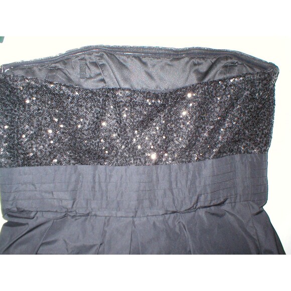 New Womens NWT Dress 14 Ralph Lauren Sequin Black Designer Strapless Strap Party - Picture 11 of 11